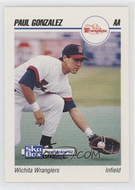 1992 SkyBox Pre-Rookie - AA Packs #280 - Paul Gonzalez