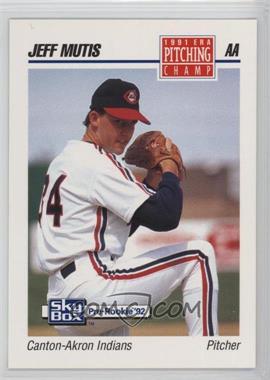 1992 SkyBox Pre-Rookie - AA Packs #296 - Jeff Mutis