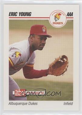 1992 SkyBox Pre-Rookie - AAA Packs #11 - Eric Young