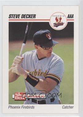 1992 SkyBox Pre-Rookie - AAA Packs #175 - Steve Decker