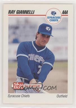 1992 SkyBox Pre-Rookie - AAA Packs #225 - Ray Giannelli