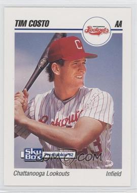 1992 SkyBox Pre-Rookie - Chatanooga Lookouts #180 - Tim Costo