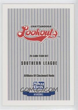 1992 SkyBox Pre-Rookie - Chatanooga Lookouts #CHLO - Checklist