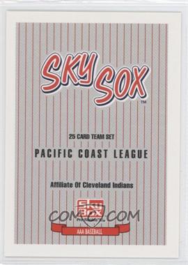 1992 SkyBox Pre-Rookie - Colorado Springs Sky Sox #CSSS - Checklist