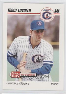 1992 SkyBox Pre-Rookie - Columbus Clippers #108 - Torey Lovullo