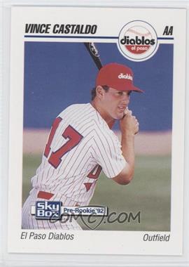 1992 SkyBox Pre-Rookie - El Paso Diablos #203 - Vince Castaldo