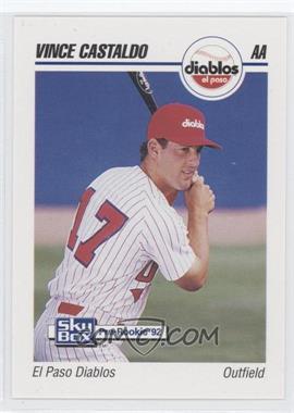 1992 SkyBox Pre-Rookie - El Paso Diablos #203 - Vince Castaldo