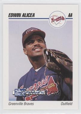 1992 SkyBox Pre-Rookie - Greenville Braves #226 - Ed Alicea