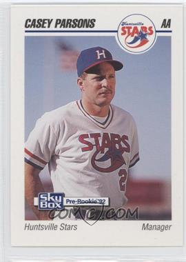 1992 SkyBox Pre-Rookie - Huntsville Stars #324 - Casey Parsons