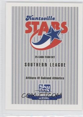 1992 SkyBox Pre-Rookie - Huntsville Stars #HUST - Checklist