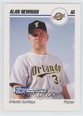 1992 SkyBox Pre-Rookie - Orlando SunRays #514 - Alan Newman