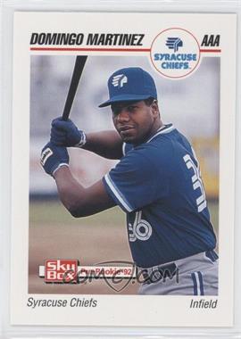 1992 SkyBox Pre-Rookie - Syracuse Chiefs #512 - Domingo Martinez