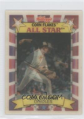 1992 Sportflics Kellogg's Corn Flakes All Stars - [Base] #3 - Jim Palmer