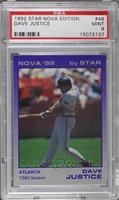 David Justice [PSA 9 MINT] #/500