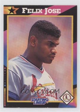 1992 Starting Lineup Cards - [Base] #_FEJO - Felix Jose [EX to NM]