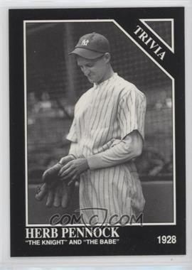 1992 The Sporting News Conlon Collection - [Base] #594 - Herb Pennock