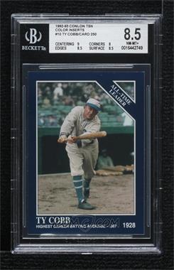1992 The Sporting News Conlon Collection - Colorized Photos #10 - Ty Cobb [BGS 8.5 NM‑MT+]