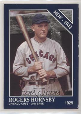 1992 The Sporting News Conlon Collection - Colorized Photos #20 - Rogers Hornsby [EX to NM]