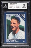 Lou Gehrig [BGS 9 MINT]