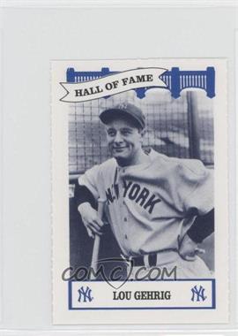 1992 The Wiz/Aiwa New York Yankees Hall of Fame - [Base] #_LOGE - Lou Gehrig