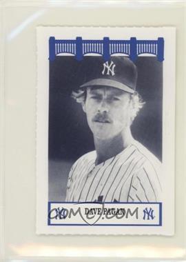 1992 The Wiz/Fisher New York Yankees of the '70's - [Base] #_DAPA - Dave Pagan