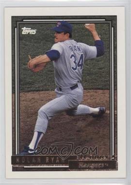 1992 Topps - [Base] - Gold Winner #1 - Nolan Ryan