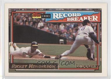 1992 Topps - [Base] - Gold Winner #2 - Rickey Henderson