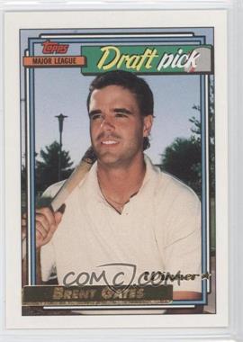 1992 Topps - [Base] - Gold Winner #216 - Brent Gates