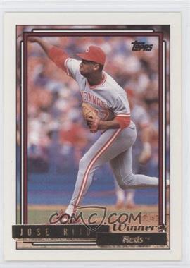 1992 Topps - [Base] - Gold Winner #220 - Jose Rijo