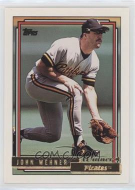 1992 Topps - [Base] - Gold Winner #282 - John Wehner