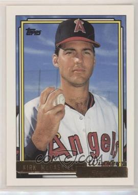 1992 Topps - [Base] - Gold Winner #301 - Kirk McCaskill