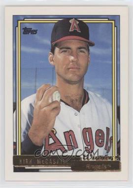 1992 Topps - [Base] - Gold Winner #301 - Kirk McCaskill