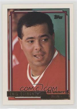 1992 Topps - [Base] - Gold Winner #356 - Luis Quinones [Noted]