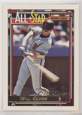 1992 Topps - [Base] - Gold Winner #386 - All-Star - Will Clark