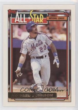 1992 Topps - [Base] - Gold Winner #388 - All-Star - Howard Johnson