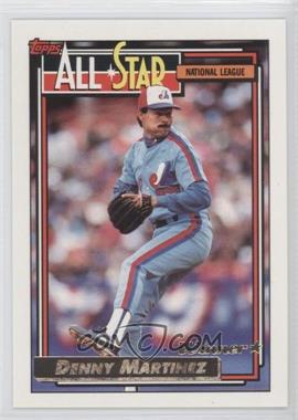 1992 Topps - [Base] - Gold Winner #394 - All-Star - Dennis Martinez