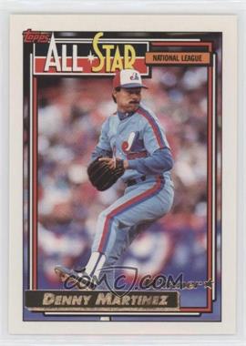 1992 Topps - [Base] - Gold Winner #394 - All-Star - Dennis Martinez