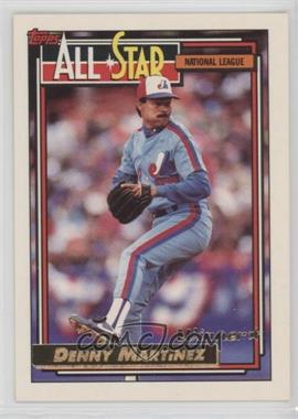 1992 Topps - [Base] - Gold Winner #394 - All-Star - Dennis Martinez