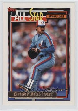 1992 Topps - [Base] - Gold Winner #394 - All-Star - Dennis Martinez