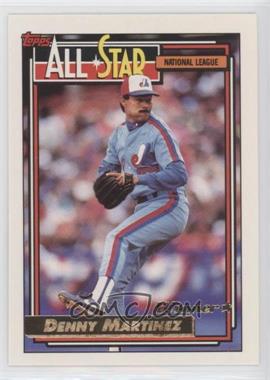 1992 Topps - [Base] - Gold Winner #394 - All-Star - Dennis Martinez