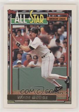 1992 Topps - [Base] - Gold Winner #399 - All-Star - Wade Boggs [EX to NM]