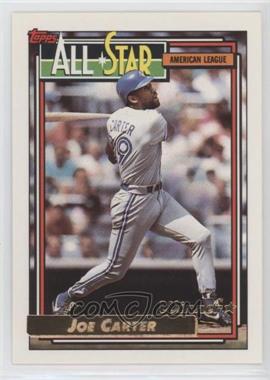 1992 Topps - [Base] - Gold Winner #402 - All-Star - Joe Carter