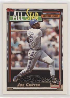 1992 Topps - [Base] - Gold Winner #402 - All-Star - Joe Carter