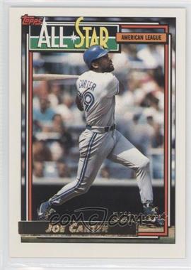 1992 Topps - [Base] - Gold Winner #402 - All-Star - Joe Carter