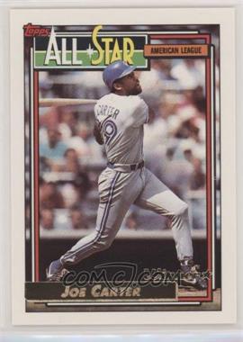 1992 Topps - [Base] - Gold Winner #402 - All-Star - Joe Carter