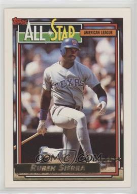 1992 Topps - [Base] - Gold Winner #403 - All-Star - Ruben Sierra [Noted]