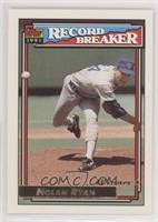 Record Breaker - Nolan Ryan (Small Topps Gold Logo on Back)