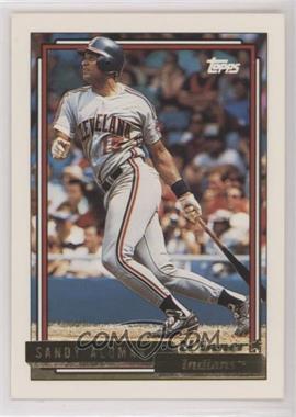 1992 Topps - [Base] - Gold Winner #420 - Sandy Alomar Jr.