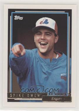 1992 Topps - [Base] - Gold Winner #443 - Spike Owen