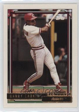 1992 Topps - [Base] - Gold Winner #465.2 - Barry Larkin (Astros)